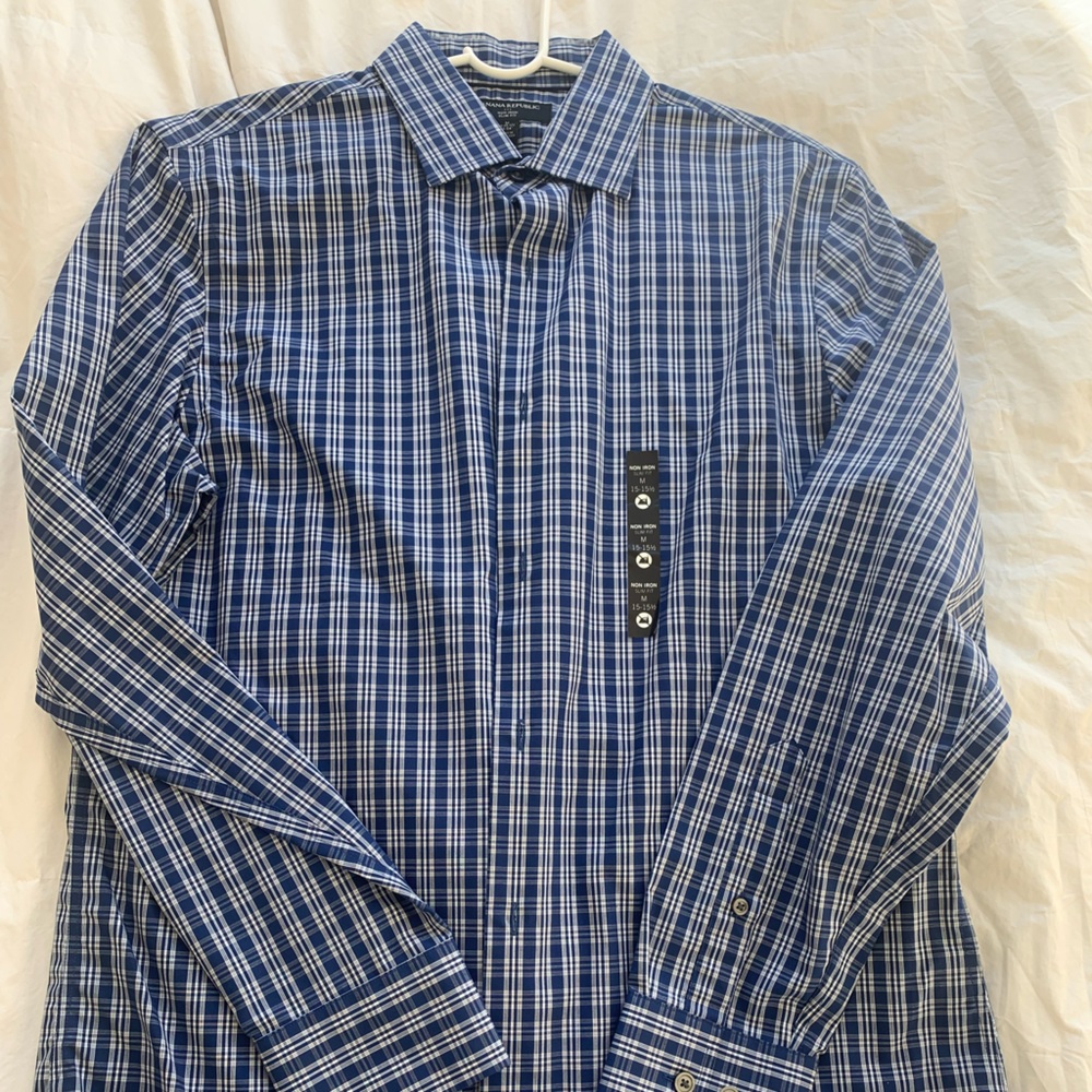 Banana Republic Non Iron slim fit button down NWT